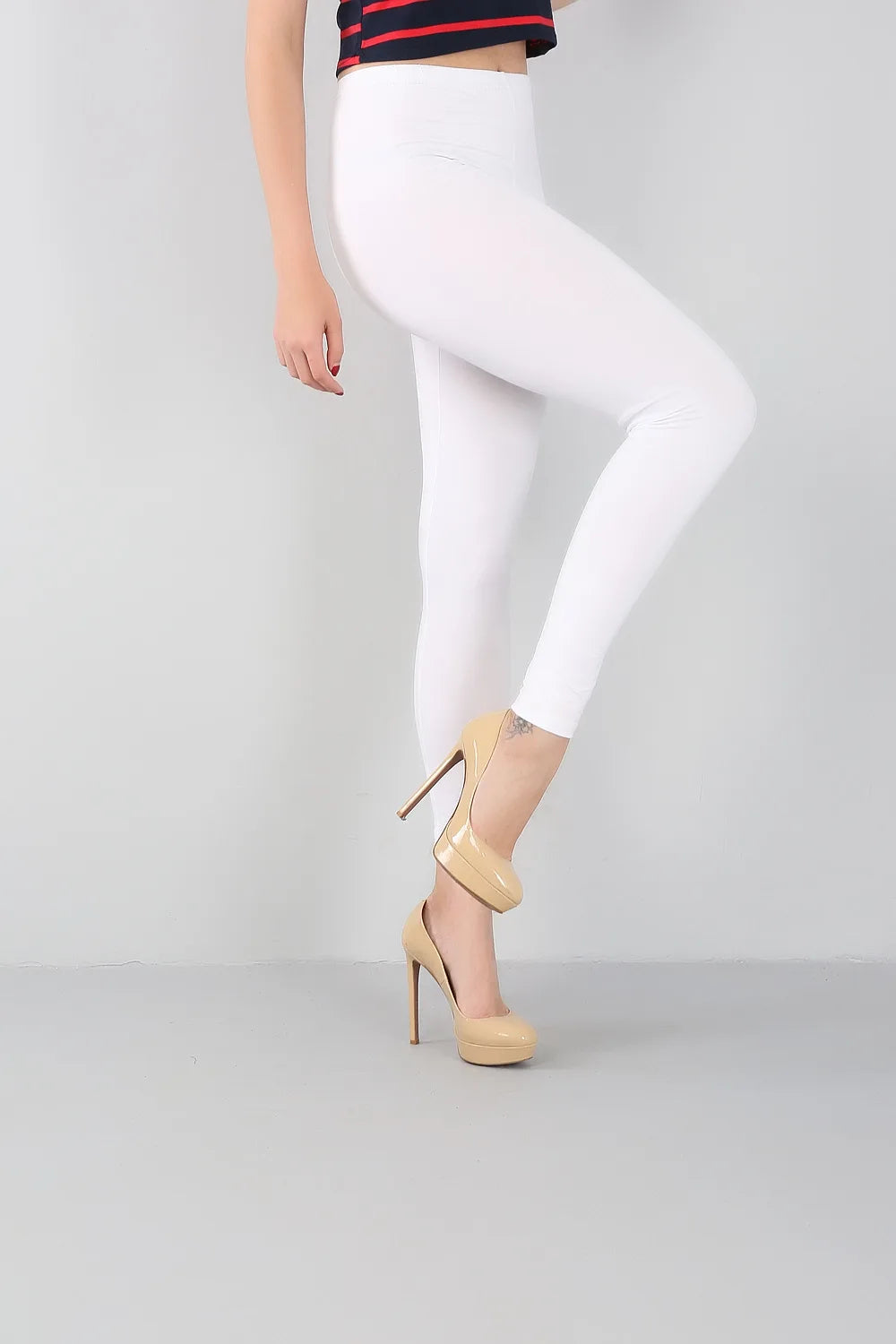2023 Women's Bamboo Fiber High Elastic Slim Leggings – Plus Size 2XL-7XL, Spring & Summer Fashion