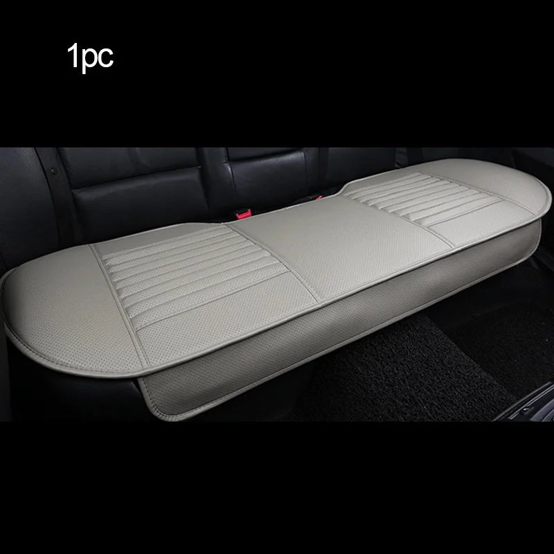 Universal Leather Car Seat Covers - Seat Cushion Protector Mats for Auto Interiors