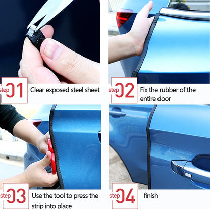 Universal Car Door Edge Protector - Auto Door Guard Protective Strips for Automobiles, Trunk, Hood Sealant Strip