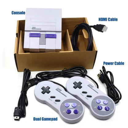 Super HD Output SNES Retro Classic Handheld Game Player – HDMI-Compatible TV Mini Console with 21 Built-in Games