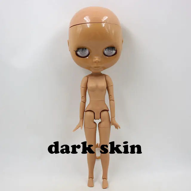 DBS Blyth Doll Toy – 30cm Joint Body Bald Head DIY Doll without Eyechips, Loose Scalp