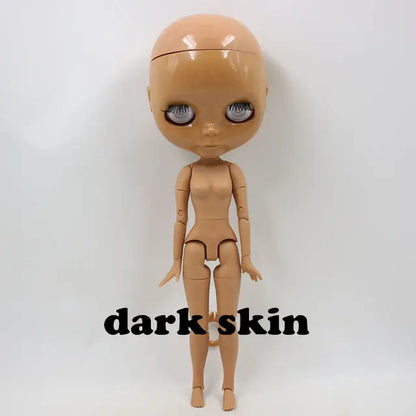 DBS Blyth Doll Toy – 30cm Joint Body Bald Head DIY Doll without Eyechips, Loose Scalp