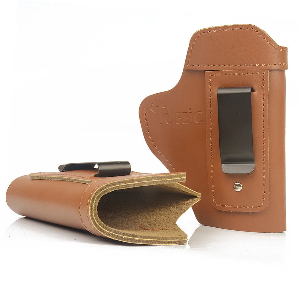 Concealed Leather IWB Gun Holster – Quick Draw Carry for Beretta M92, 92A1, 84 Cheetah & M-87 Cheetah