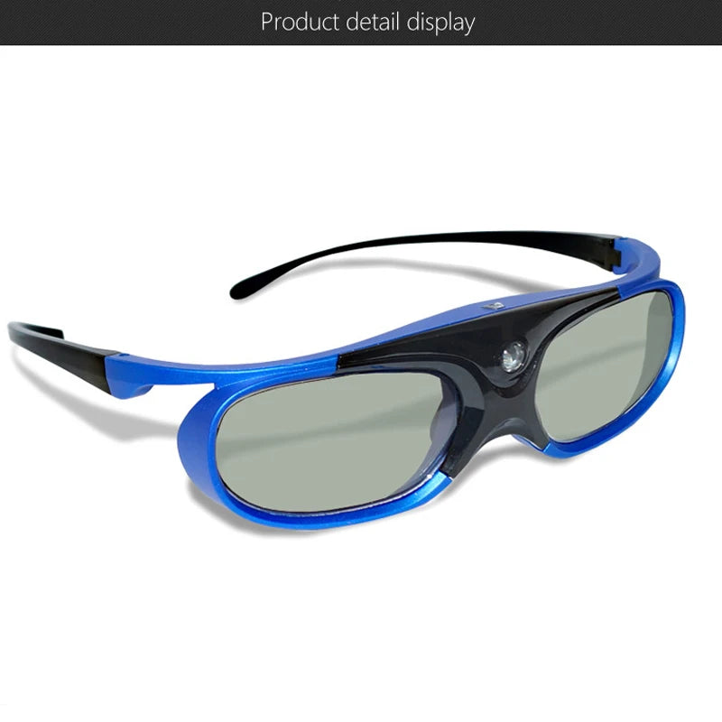 2PCS Active Shutter 3D Glasses 96-144Hz – Compatible with BenQ, Acer, Optoma, JmGo V8, XGIMI Projectors