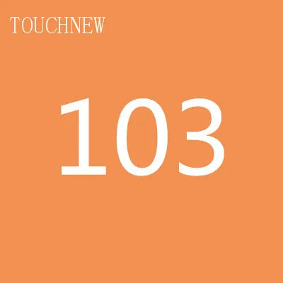 TOUCHNEW Alcohol Sketch Markers - Dual Tip Brush Pens for Manga Drawing & Art Supplies
