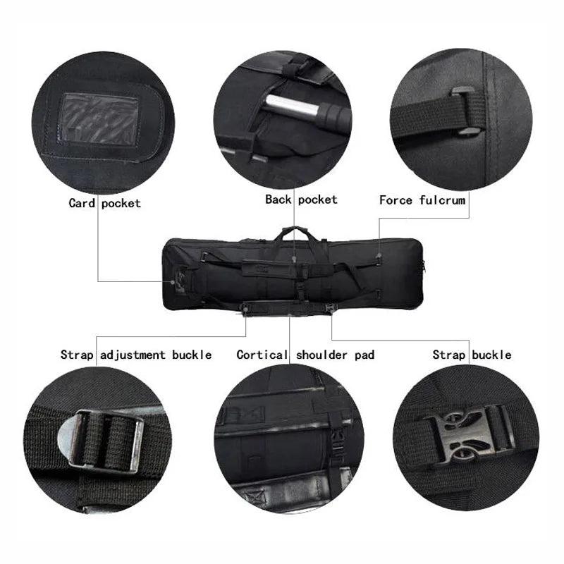 Men’s Tactical Shooting Backpack – Outdoor Gun Bag for Hunting, Airsoft & Sniper Rifles