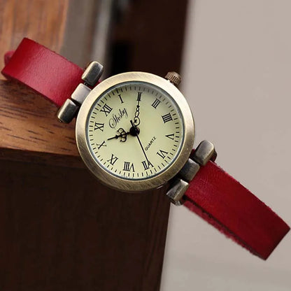 Shsby New Fashion Leather Watch – Hot-Selling ROMA Vintage Dress Watch for Women