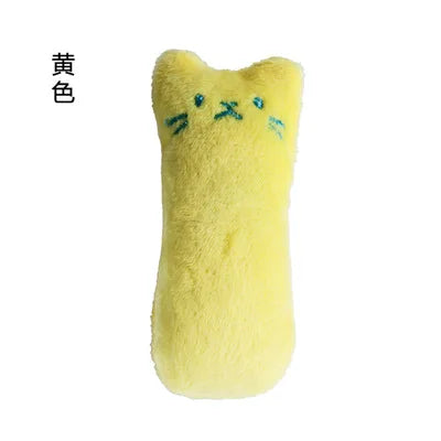 Catnip Teeth Grinding Toy - Funny Interactive Plush Chew Toy With Mint Flavor For Cats And Kittens