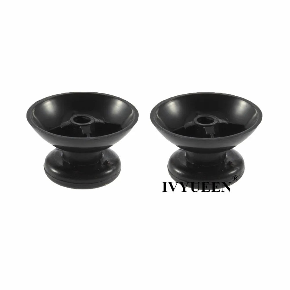 IVYUEEN 100PCS Black Analog Stick Caps – Thumb Grip Covers for PS5, PS4, PS3 & Xbox Controllers