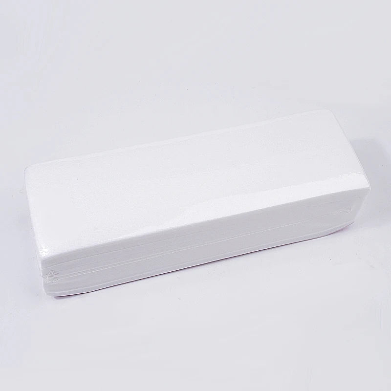 100pcs Hair Removal Wax Strip Paper Rolls – High Quality Nonwoven Body Cloth for Smooth Skin