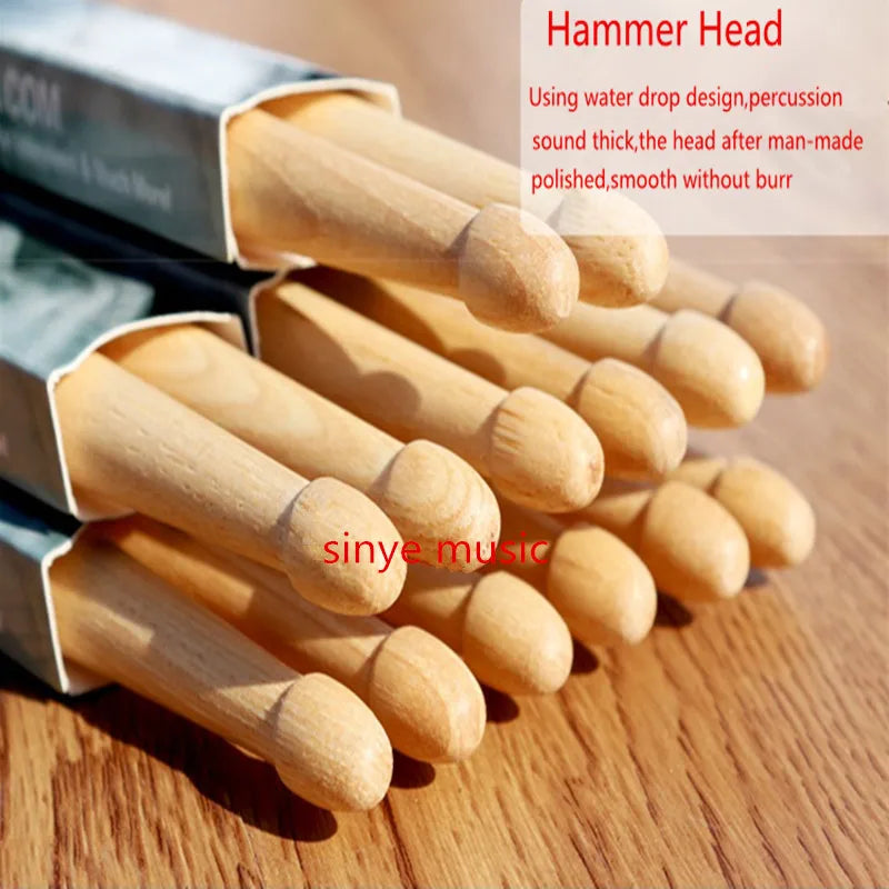 Original Professional Drumsticks – 5A, 5B, 7A American Hickory Drumsticks, One Pair for Musical Instruments