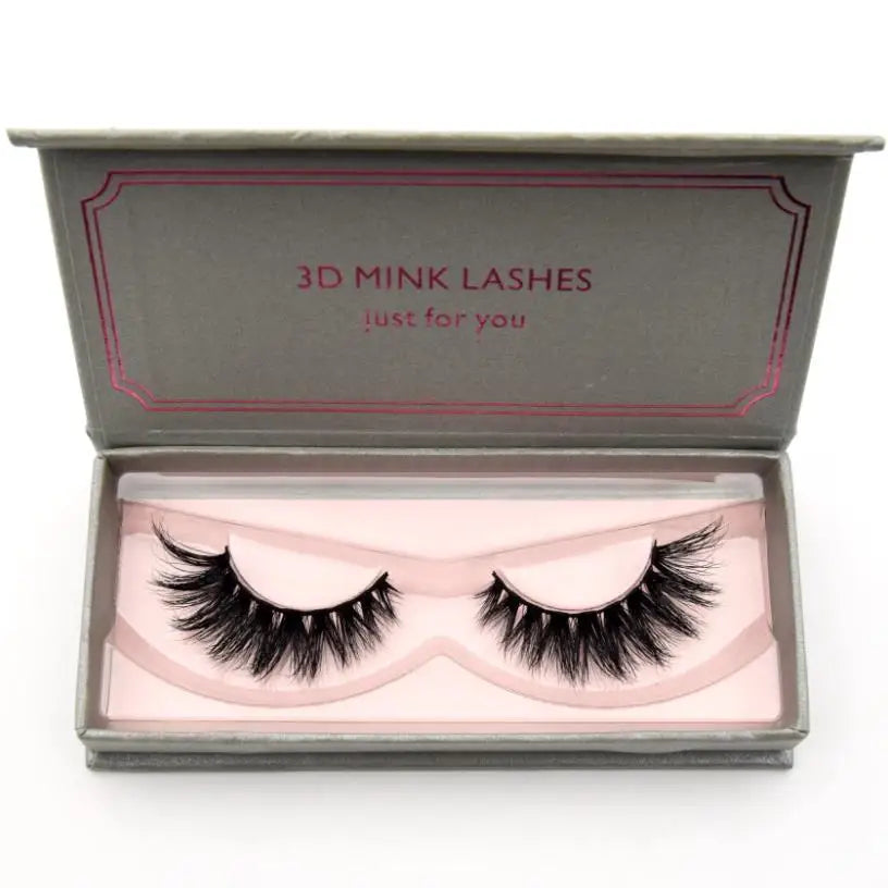 Visofree 3D Mink Lashes – High Volume Natural Black False Eyelashes #108, #109, #110