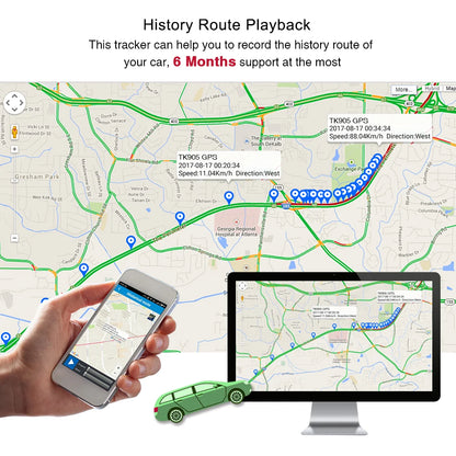 Track with Confidence: TKSTAR TK905 GPS Tracker - 5000mAh, 90 Days Standby, Waterproof, Magnet, Voice Monitor - Free Web APP for Easy Monitoring