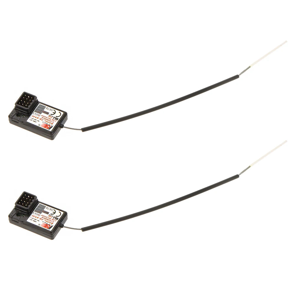 Flysky FS-GR3E 3-Channel 2.4G Receiver for RC Car, Truck, Boat – Upgrade for GT3B/GT3C Transmitter, Failsafe Included (1/2/4pcs)