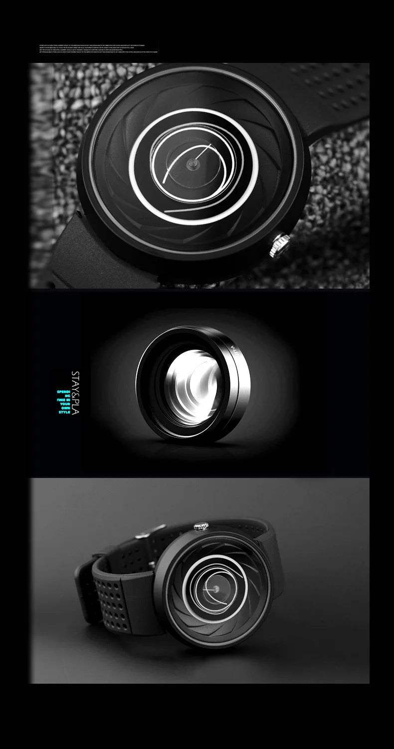 2023 Enmex Men’s Creative Industrial Quartz Watch — Digital Design Light Sports Fashion Wristwatch