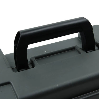 Plastic Ammo Box – Lightweight High-Strength Bullet Storage Case, Weapons Safe, Ammo Can Crate Accessory