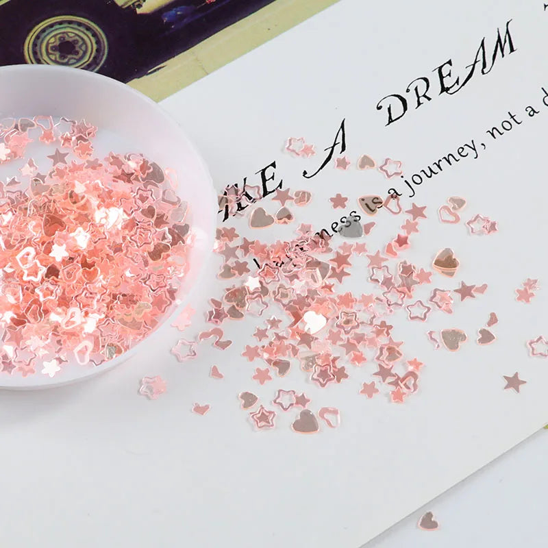 2000Pcs Mixed Color Sequins Pack - DIY Nail Art, Craft Jewelry Making & Wedding Decoration Confetti Supplies