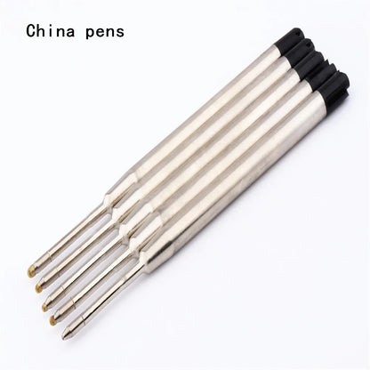 High Quality 039 Push Ballpoint Pen – Gold & Silver Medium Nib Writing Pen for Business, Office & School Supplies