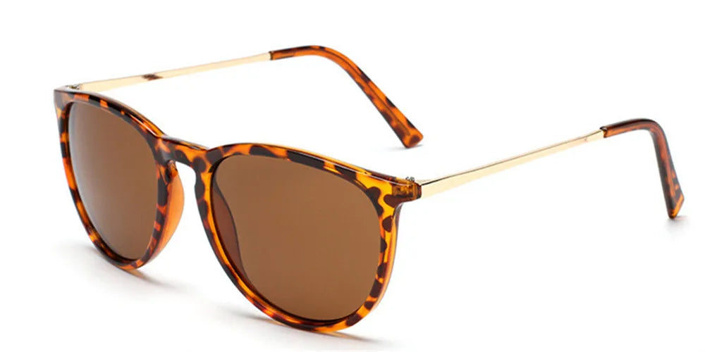 Retro Round Sunglasses — Designer Alloy Mirror Shades for Men & Women