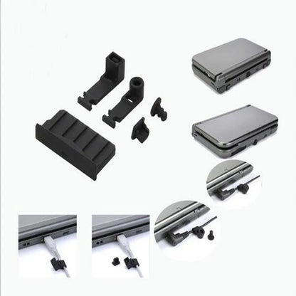 Silicone Anti-Dust Plug for Nintendo 3DS/2DS – Earphone Jack & Charging Port Dust-Proof Protector Cap