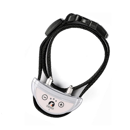 Anti-Bark Dog Collar - Adjustable 8-27 Inch Shock Training Collar for Small & Medium Dogs with Bark Control Device