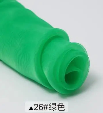 Sheer Organza Fabric Roll - Wedding Party Decoration Material For Romantic Birthday And Event Decor