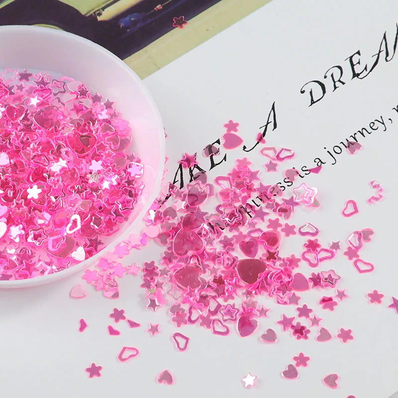 2000Pcs Mixed Color Sequins Pack - DIY Nail Art, Craft Jewelry Making & Wedding Decoration Confetti Supplies