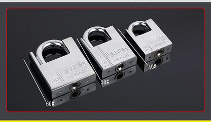 Keyed Padlock – Waterproof & Antirust Multifunctional Anti-Theft Lock, Pry Door & Window Security Lock