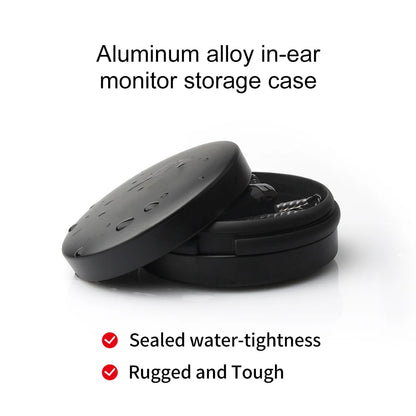 FDBRO Metal Aluminum Alloy Earphone Case - Waterproof Portable Storage Bag for In-Ear Headphones