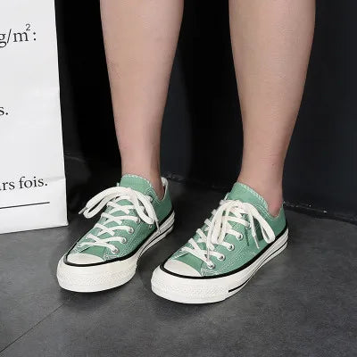 Men’s Canvas Shoes — Fashion Summer Casual Sneakers, High-Top Vulcanized Flats for Men & Women, 2023 Spring-Summer