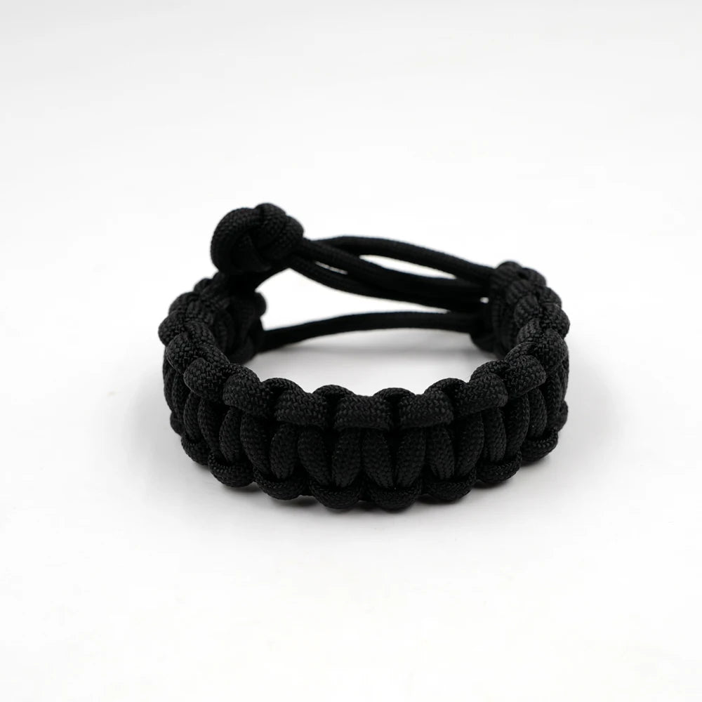 Adjustable Survival 550 Paracord Bracelet - Emergency Parachute Cord, Ideal for Camping, Hiking & Outdoor Adventures