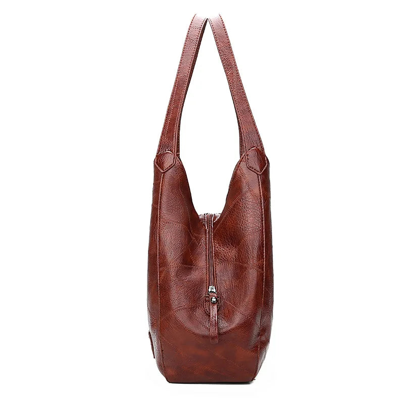Yogodlns Vintage Women's Handbag - Designer Luxury Shoulder Tote, Fashion Brand Top-Handle Bag