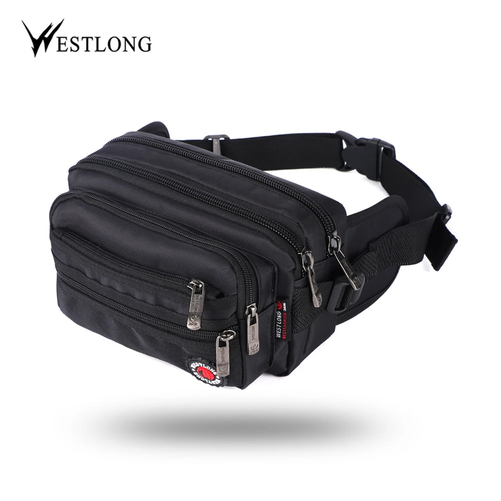 Unisex Waterproof Waist Pack - Casual Functional Fanny Pack & Belt Bum Bag with Phone Wallet Pouch for Men & Women 98011