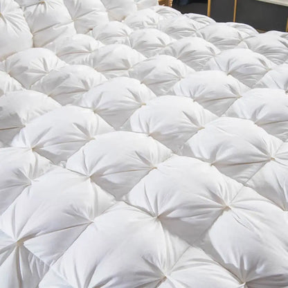 3D Luxury Quilted Goose Down Duvet – 100% High-Rank Winter Comforter, Thick Solid Color Blanket for King, Queen & Full Size Beds
