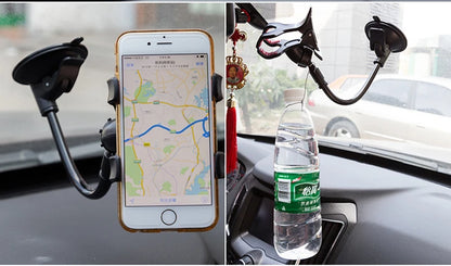 Guitar Phone Holder Stand — Street Singing & Song Lyrics Mobile Car Suction Cup Support