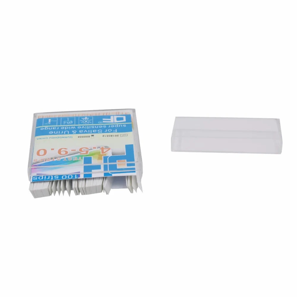 100-Piece pH Test Strips (4.5–9.0) – Dual-Pad Urine and Saliva pH Testing Kit