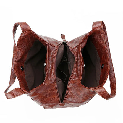 Yogodlns Vintage Women's Handbag - Designer Luxury Shoulder Tote, Fashion Brand Top-Handle Bag