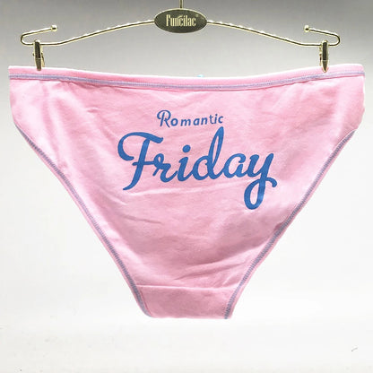 Women's Cotton Panties - 7 Pack Sexy Everyday Briefs & Knickers, M/L/XL Lingerie Set