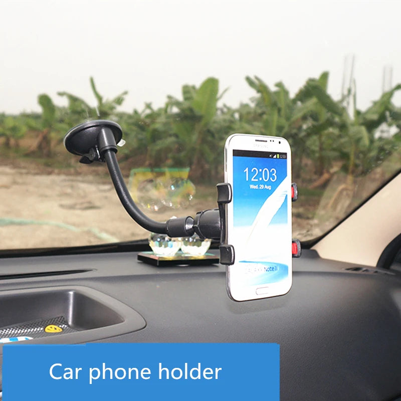 Guitar Phone Holder Stand — Street Singing & Song Lyrics Mobile Car Suction Cup Support