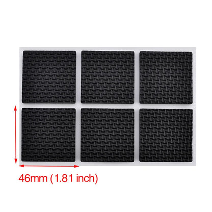 KAK Self-Adhesive Furniture Leg Felt Pads, Anti-Slip Rug Mat Bumper, 1-24PCS Chair Table Protector, Furniture Hardware Damper
