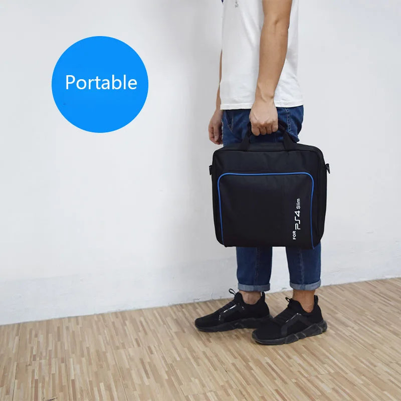 PS4 / PS4 Pro Slim Console Carry Bag - Original Size Shoulder Handbag, Canvas Case for PlayStation 4 Protection
