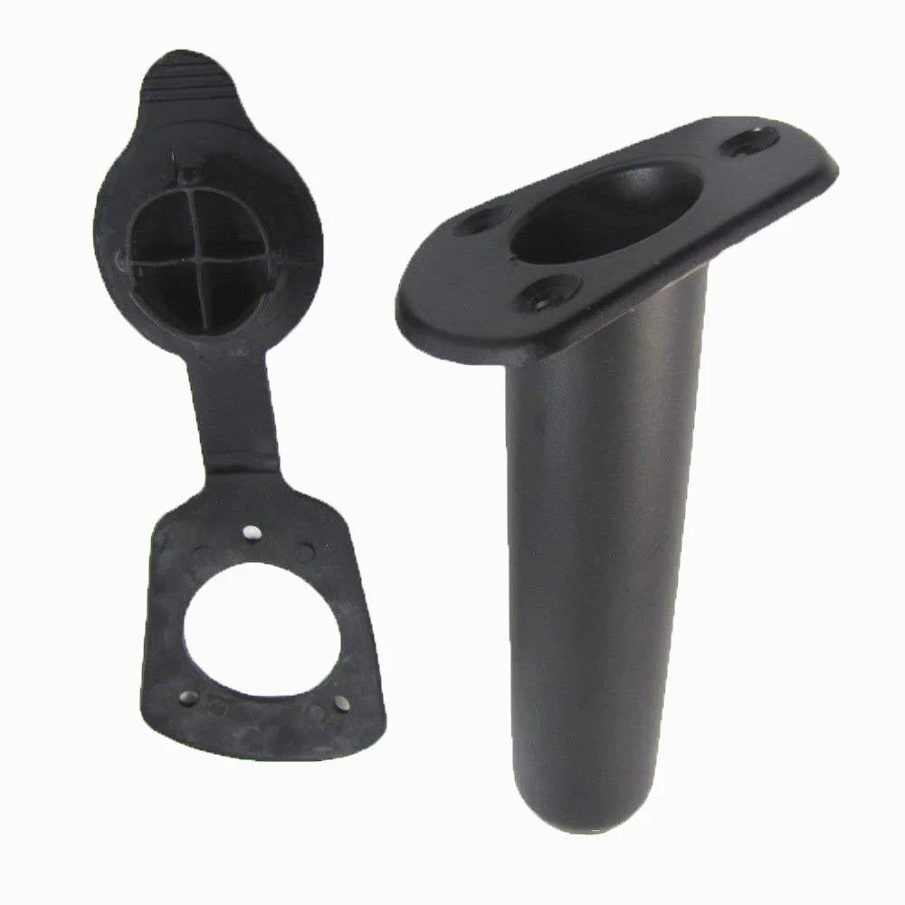 4PC/2PC Plastic Flush Mount Fishing Rod Holder – Gasket for Kayak, Canoe, Tackle, Water Sports, Rowing & Boating Accessories