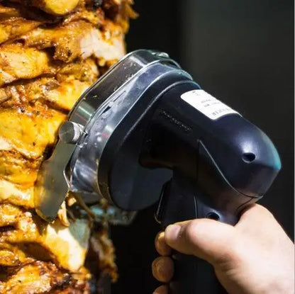 110V/220V Electric Kebab Slicer – Handheld Meat Cutter with Dual Blades for BBQ and Roast Meat