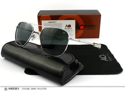 Aviation Pilot Sunglasses for Men & Women — Military Style Outdoor Driving UV Glasses