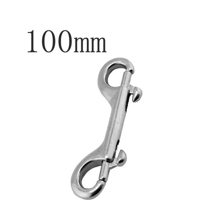 316 Stainless Steel Scuba Diving Eye Snap Hook – Double End Quick Release Bolt Buckle Clip for Marine, Boat & Key Ring