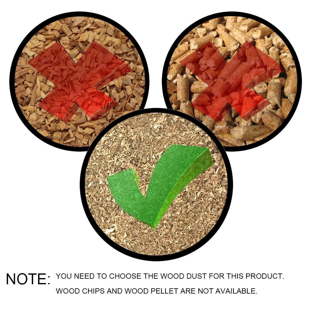 Cold Smoke Generator for Charcoal Barbecue - 7.87/13.38 Inch Round Meshes - Apple Wood Chips Smoker BBQ Grill Accessories for Salmon