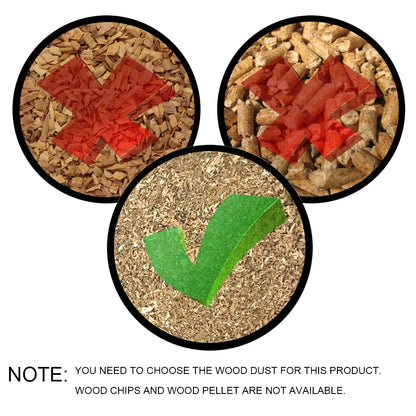 Cold Smoke Generator for Charcoal Barbecue - 7.87/13.38 Inch Round Meshes - Apple Wood Chips Smoker BBQ Grill Accessories for Salmon