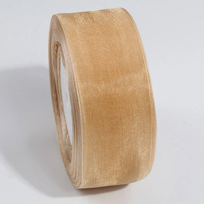 10 Yards Sheer Chiffon Organza Ribbon - Satin Gift Wrapping Ribbon for Wedding Bouquets, Party Decor & DIY Crafts