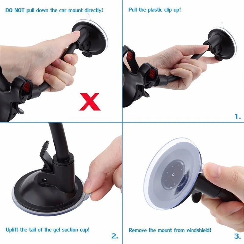 Guitar Phone Holder Stand — Street Singing & Song Lyrics Mobile Car Suction Cup Support