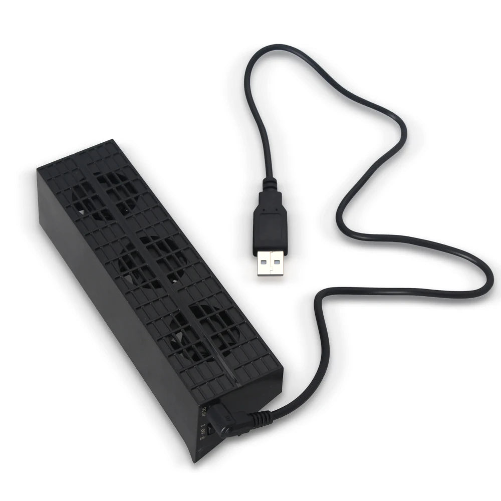 PS4 Slim Cooling Fan with Temperature Control — Game Console Accessory